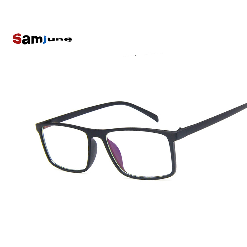 Samjune 2020 Tony Stark Robert Downey Glasses Men Clear Lens Glasses Eyeglasses Frames Plain Glass Spectacles Frame For Women. 