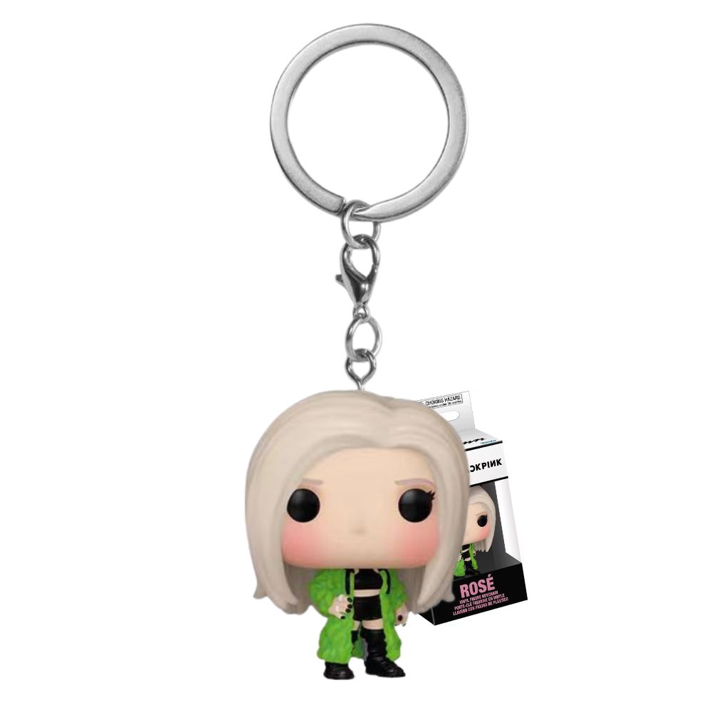 funko Keychain J-Hope RM Jin Keychain Figure Jisoo Rose Lisa Jennie Collection Toys