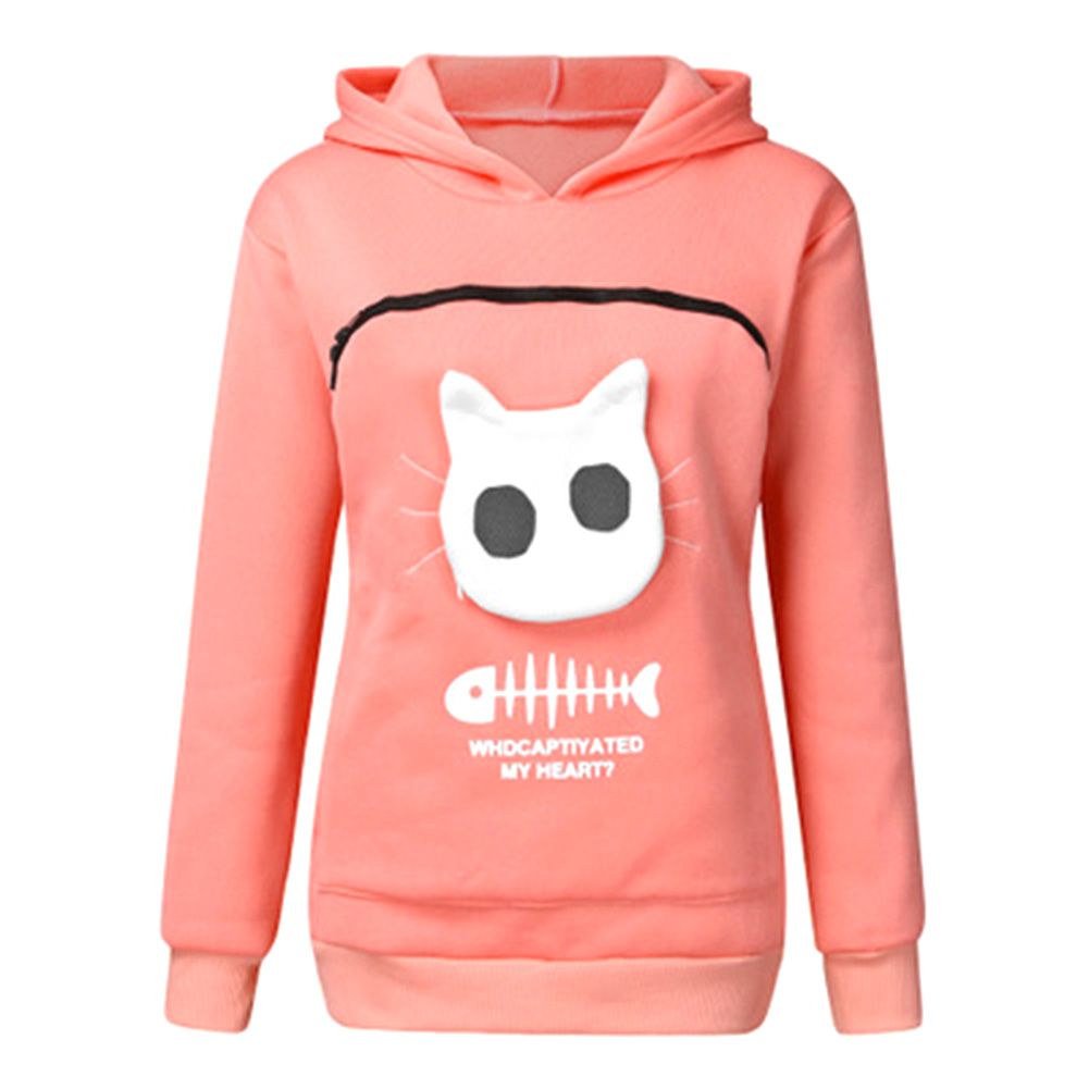 Kitty hot sale pouch sweatshirt