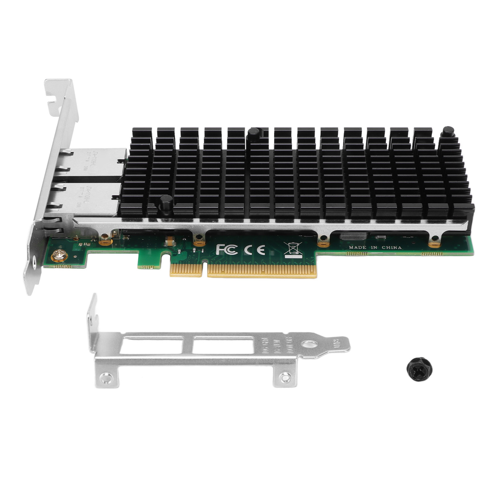 X540-T2 10G PCIe 2.0 X8 Connettore RJ45 A Doppia Porta 10Gbase-T Chipset Intel X540 Scheda Di Rete Server Ethernet Bassa Staffe Alte - Foto 11