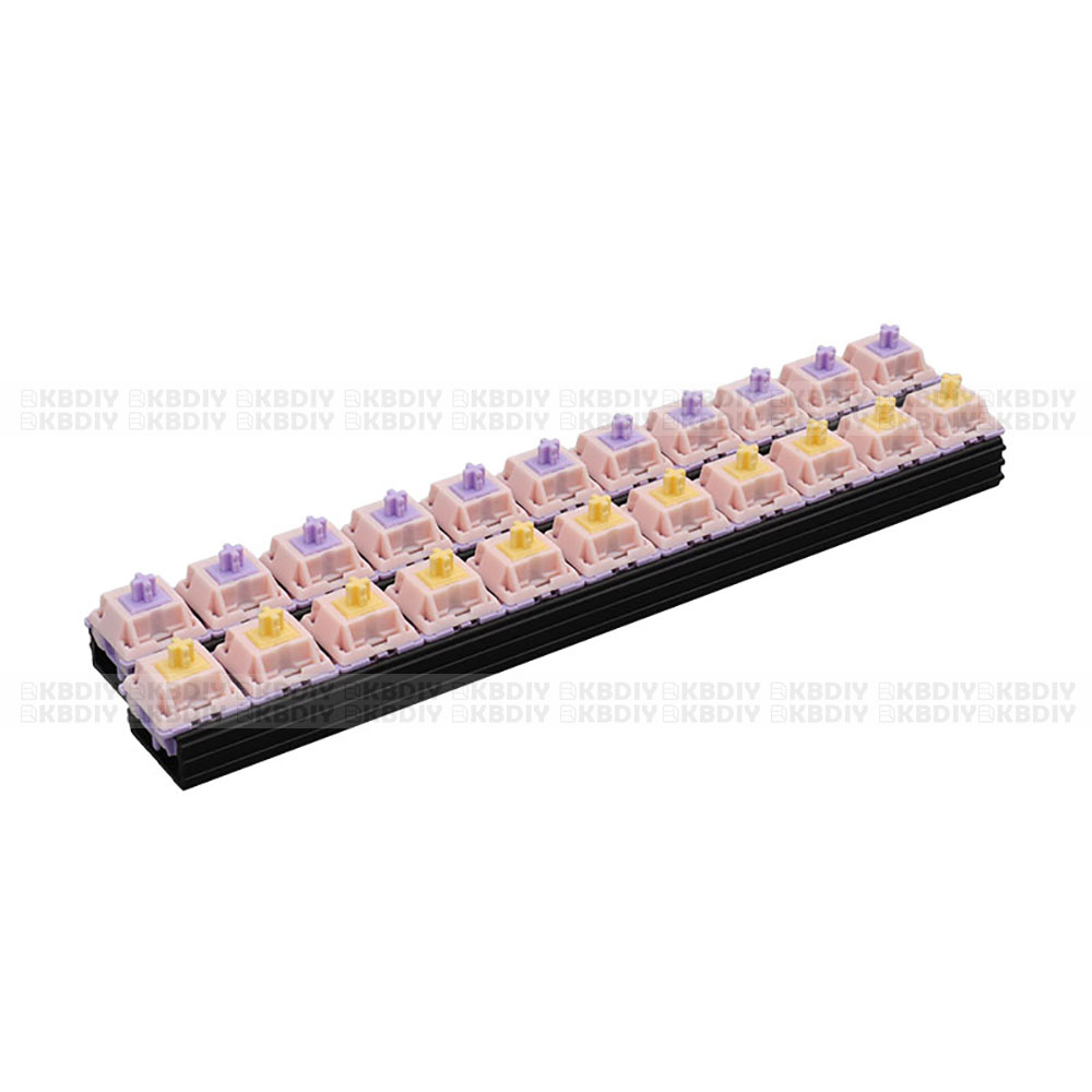 MMD Princess V3 Switch Linear Tactile 38/45/53/48/60g HIFI Sound Mechanical Keyboard Switches POM PTFE Material Custom DIY 5Pins. 