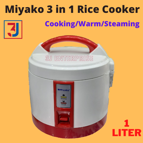Miyako 3 In 1 Rice Cooker, 1 Liter Mcm-P01, 400 Watt - Rice Cooker |  Daraz.com.bd