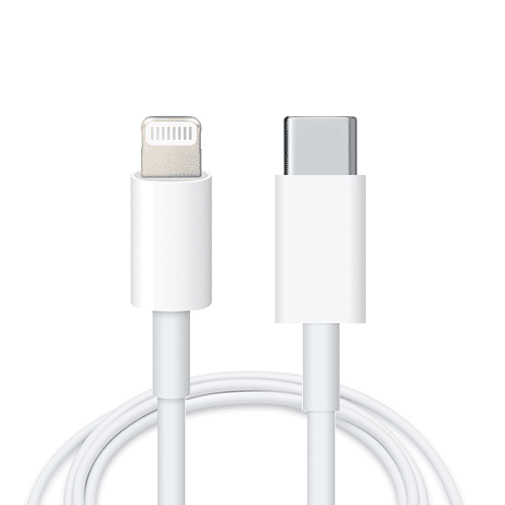 Lightning Cable 1 m USB Type C to Lightning Data Charging Cable Original 20 Watt Fast Charging iphone cable mfi certified  (Compatible with Apple iPhone 11 iPhone 12 iPhone 13 iPhone 14 iPhone 15 iPhone X iPhone XR, White, One Cable. 