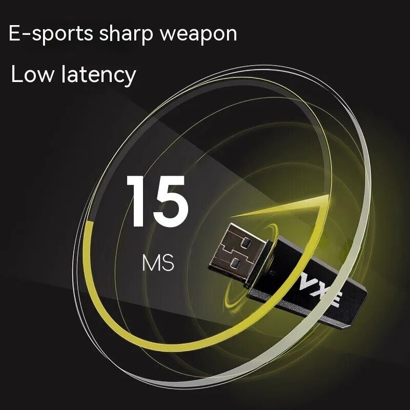 VGN VXE Siren V1 Wireless Headset Two Mode Bluetooth 5.3 2.4G FPS Gaming Headset Earphone Low Latency 200g Light Weight Pc Gamer. 