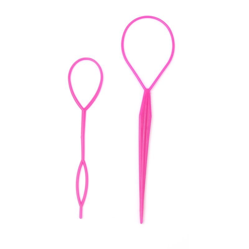 5Pcs/Set Ponytail Creator Plastic Loop Styling Tools Pony Topsy Tail Clip Hair Braid Maker Tool for Women Girl Hair Tools. 
