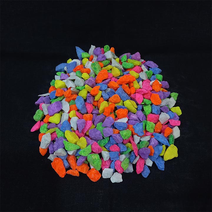 Mixed Color Pebbles - Decorative Stones - 1Kg