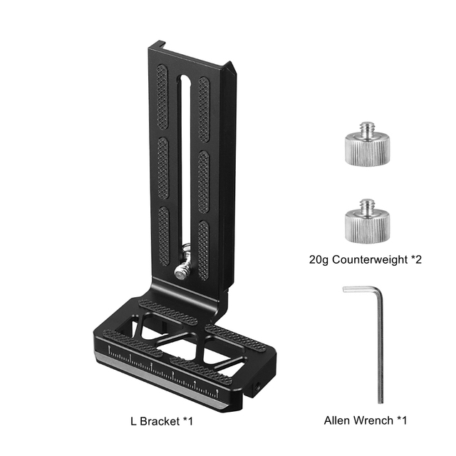 Minifocus Ronin-Sc L Bracket Mount Vertical Plate For Ronin Sc Handheld Gimbal Accessories Quick Release L Plate. 