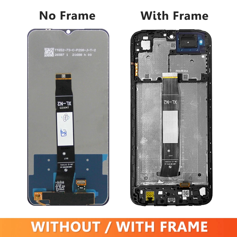 LCD With Frame For Xiaomi Redmi A1 A1 Plus 220733SI 220733SFG Display Touch Screen Digitizer Assembly Replacement Parts. 