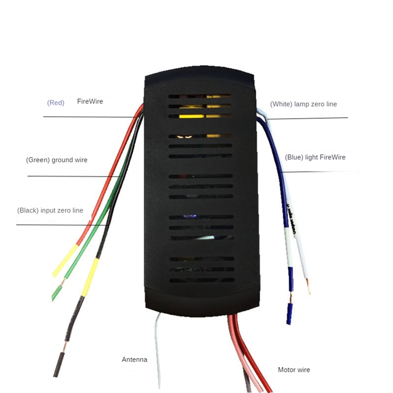 Frequency Conversion Ceiling Fan Remote Control Kit Light High Voltage 6-Speed Remote Receiver Controller, Fine Workmanship. 