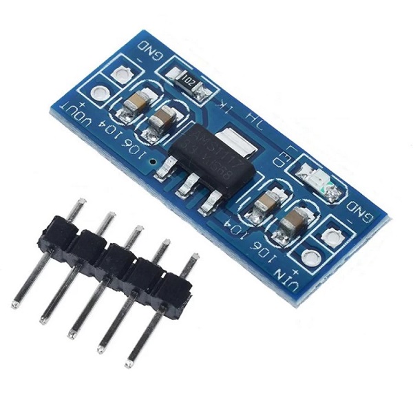 6.5-12V to 5V DC-DC Step down Converter Module Board AMS1117 5v Power Supply Module Voltage Regulator. 