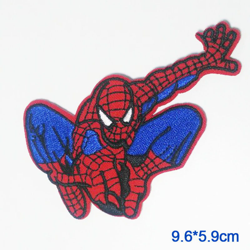 Disney Marvel Avengers Superhero Captain America Hulk Ironman Deadpool Iron On Embroidered Clothes Patches For Boy Clothing. 
