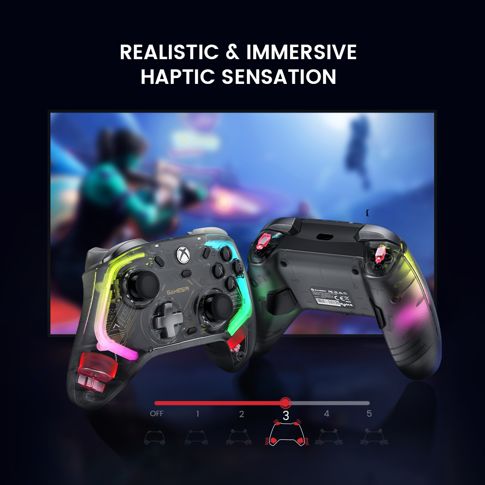GameSir Kaleid Xbox Controller Hall Effect Gamepad for Xbox Series X, Xbox Series S, Xbox One game console. 
