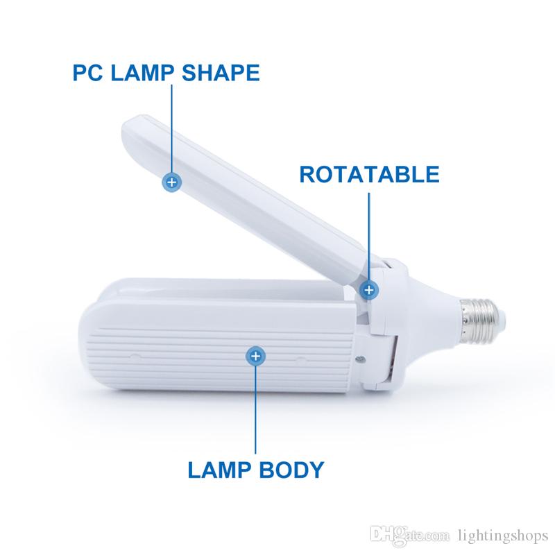 Foldable Fan Blade LED Light Bulb 45W 3 Fan Light - Light - Light. 
