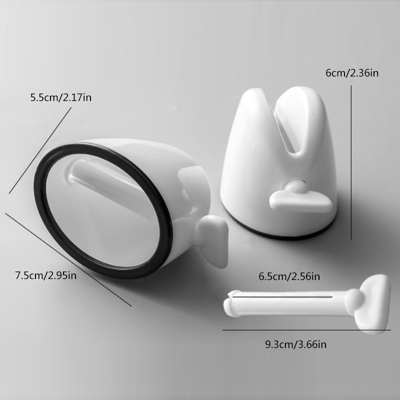 Multi-function Lazy Facial Cleanser Press Manual Toothpaste Squeezer Bathroom Supplies. 