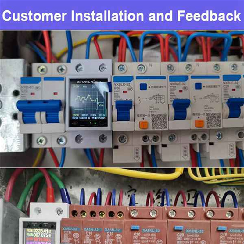 ATORCH GR2PWS Electricity Meter Tuya WiFi Rail Power Energy Meter. 