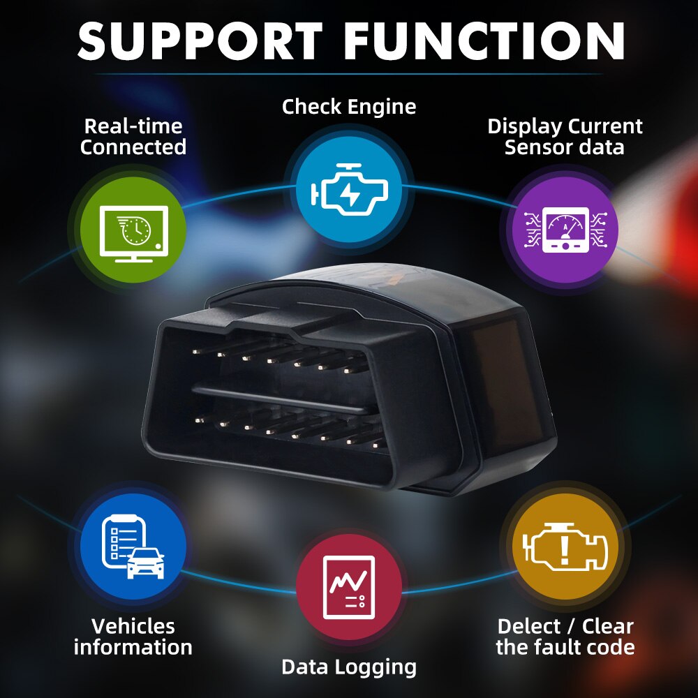 Vgate iCar Pro ELM 327 OBD2 Scanner BT 4.0 WIFI For Android/IOS OBD 2 Automotive Tool OBDII Code Reader Car Diagnostic Tool. 