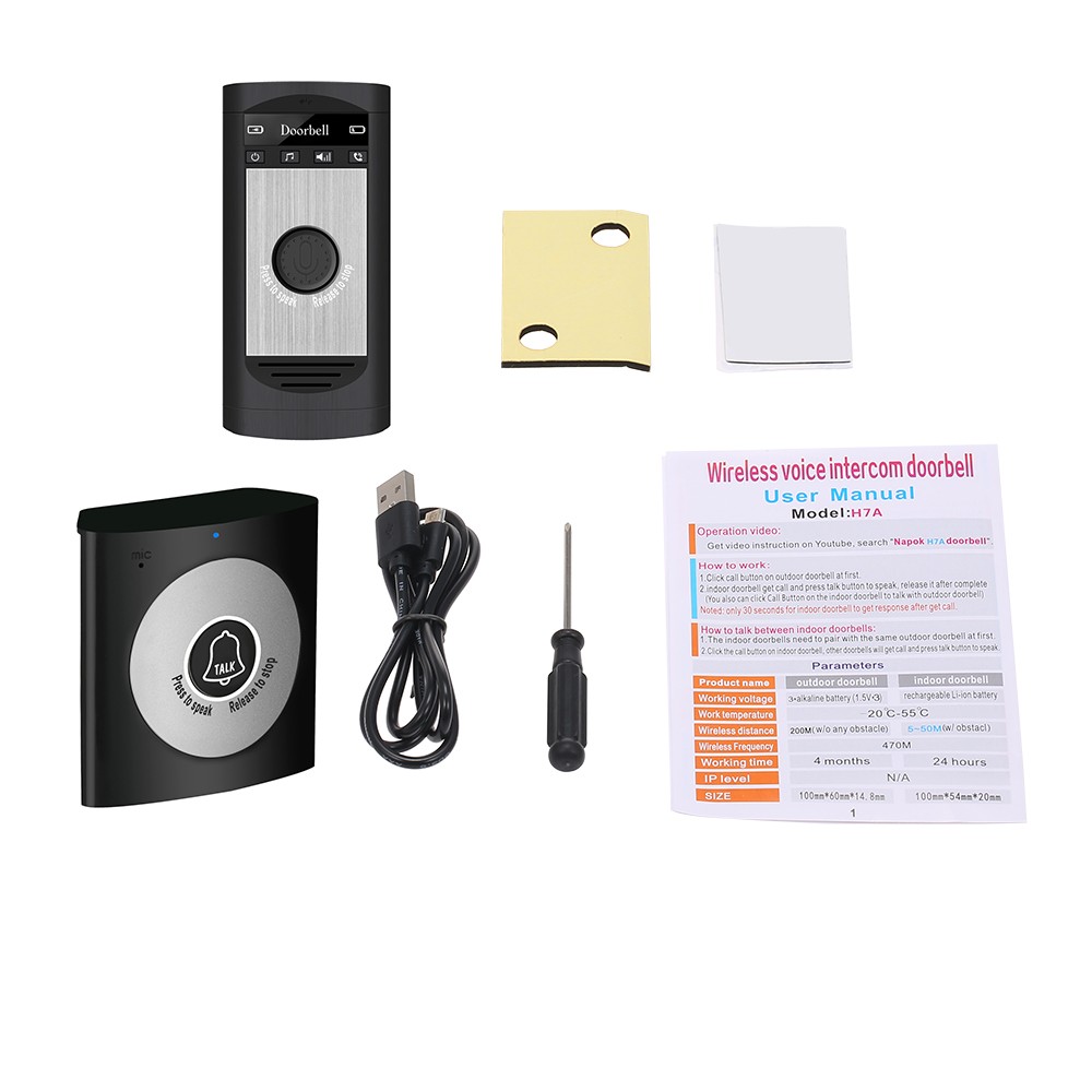Wireless Voice Intercom Doorbell - #3. 