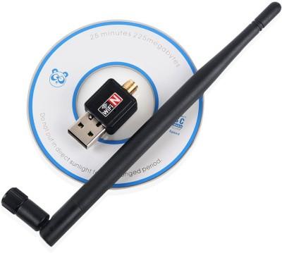 USB Wifi Receiver and Share 300Mbps PC - Black. 