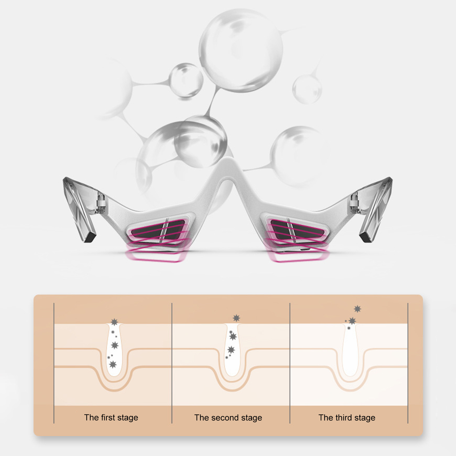 3d Eye Massager 3d Eye Beauty Massager for Dark Circles Eye Bags Micro-frequency Stimulation 3 Modes Relaxing Eye Tool All-in-one Eye Care Machine Buyer's Choice. 