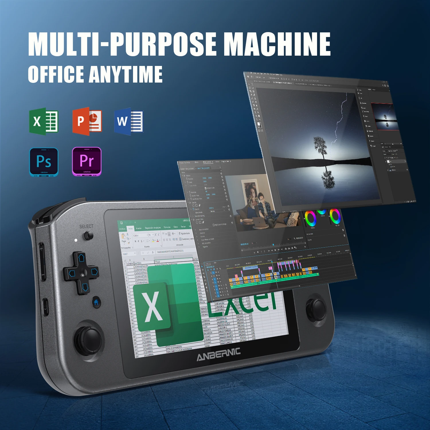 s Anbernic WIN600 Handheld Game Console Portable PC Mini Laptop 5.94inch With Win10 Steam OS System. 