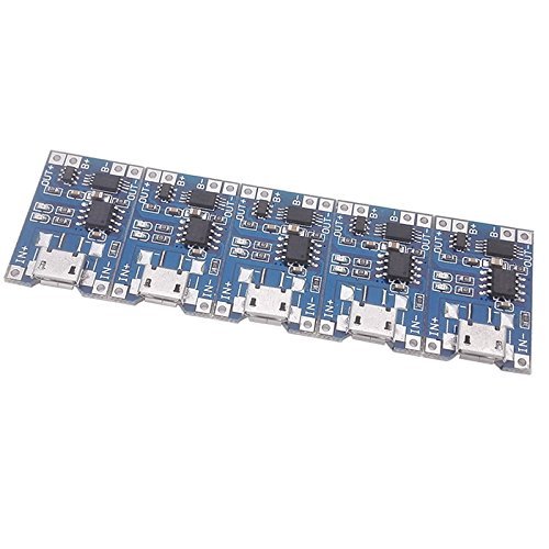 TP4056 Module: Micro USB 5V 1A 18650 Lithium Battery Charger Circuit with Dual Protection Functions". 