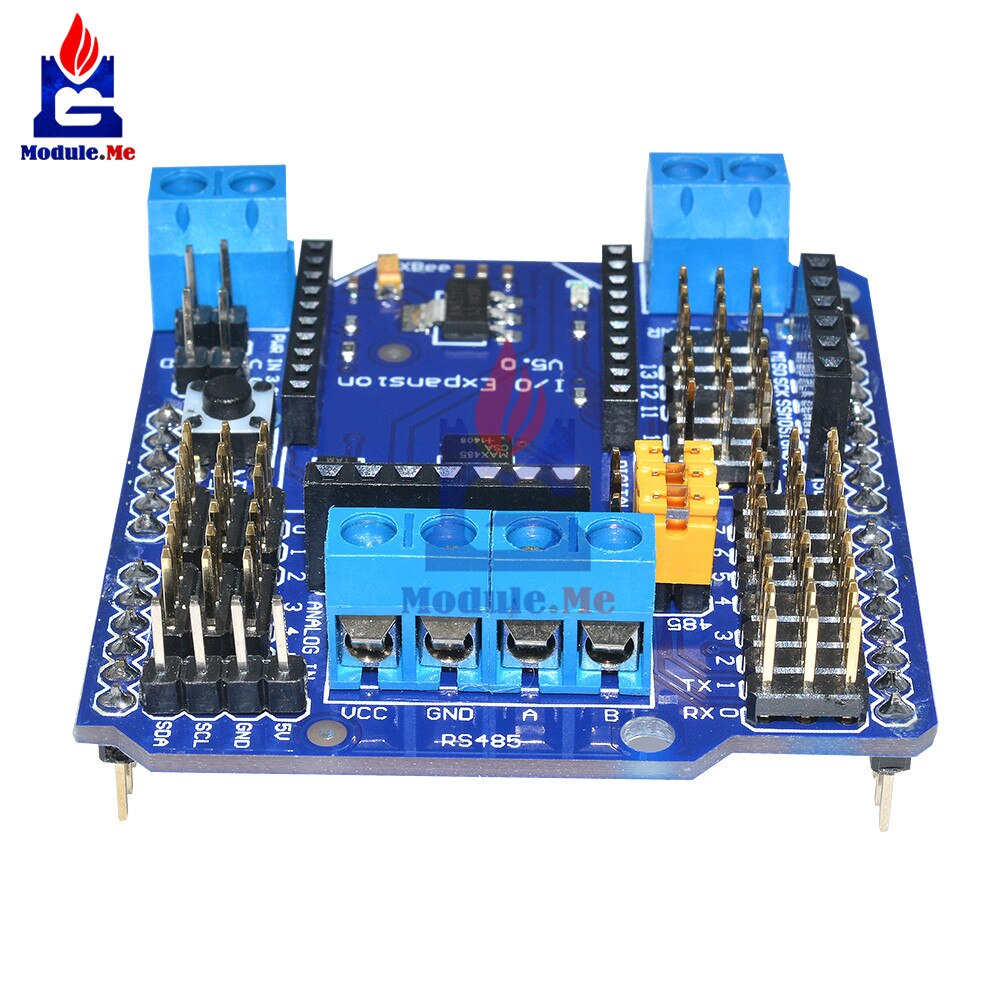 【happy one】Standard I/O Expansion Shield Xbee Sensor Shield RS485 V5 for Arduino Module. 