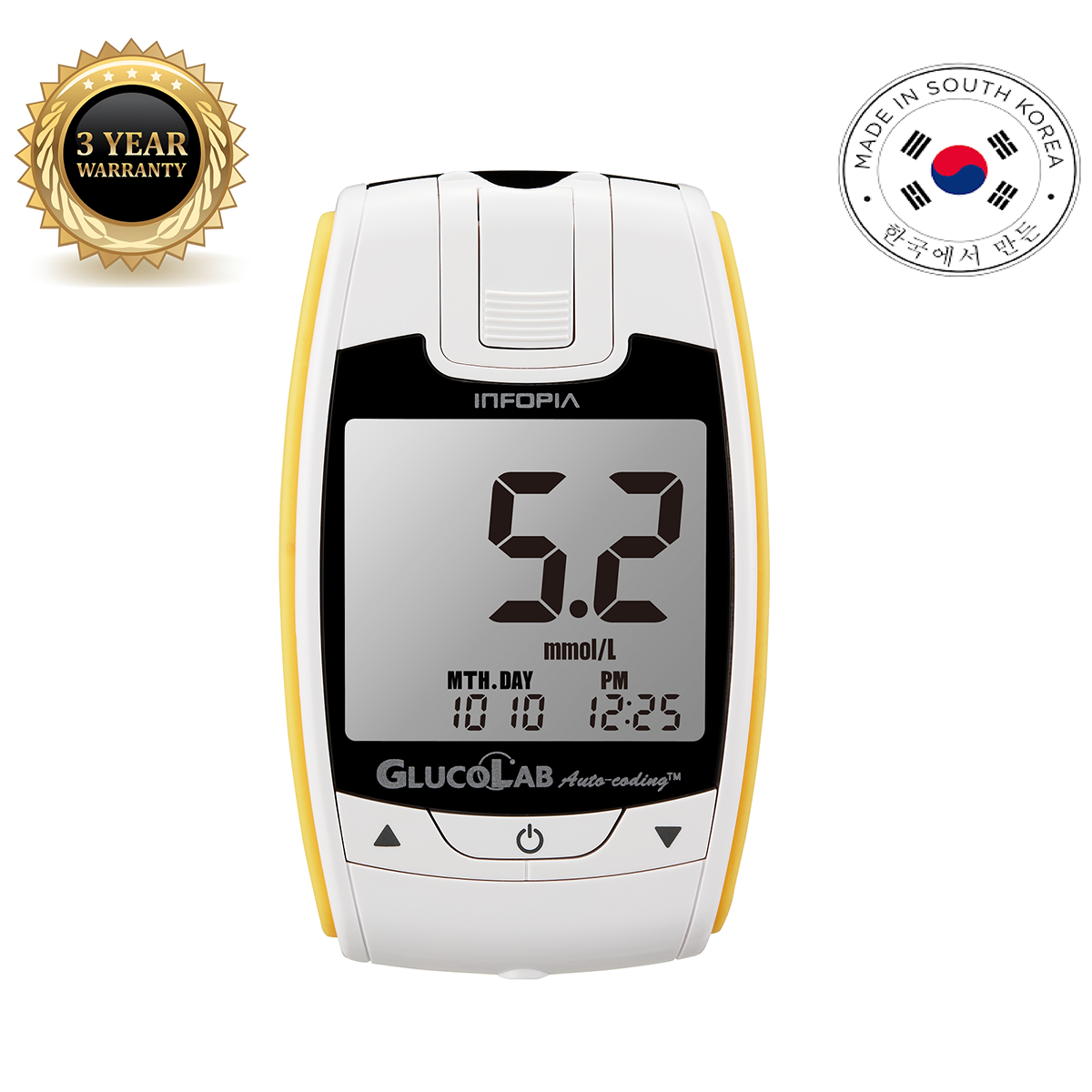 Glucolab Meter With 25 Test Strip ( Blood Glucose Monitoring System)