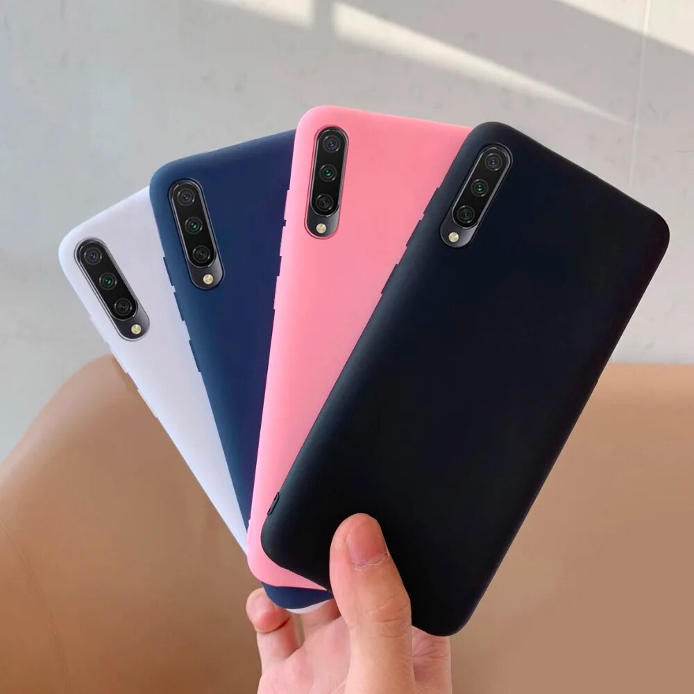 Frosted Phone Case For Xiaomi Mi 9 SE Mi A1 A2 A3 6 8 9 SE 9T 10 10T 11 mi8 mi9 mi10 lite pocophone F1 TPU Back Cover. 