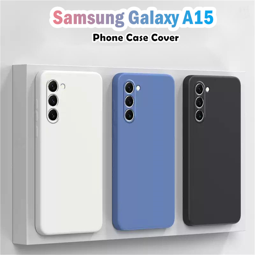 Original For Samsung Galaxy A15 Silicone Full Cover Case Easy to disassemble Phone Case Cover. 