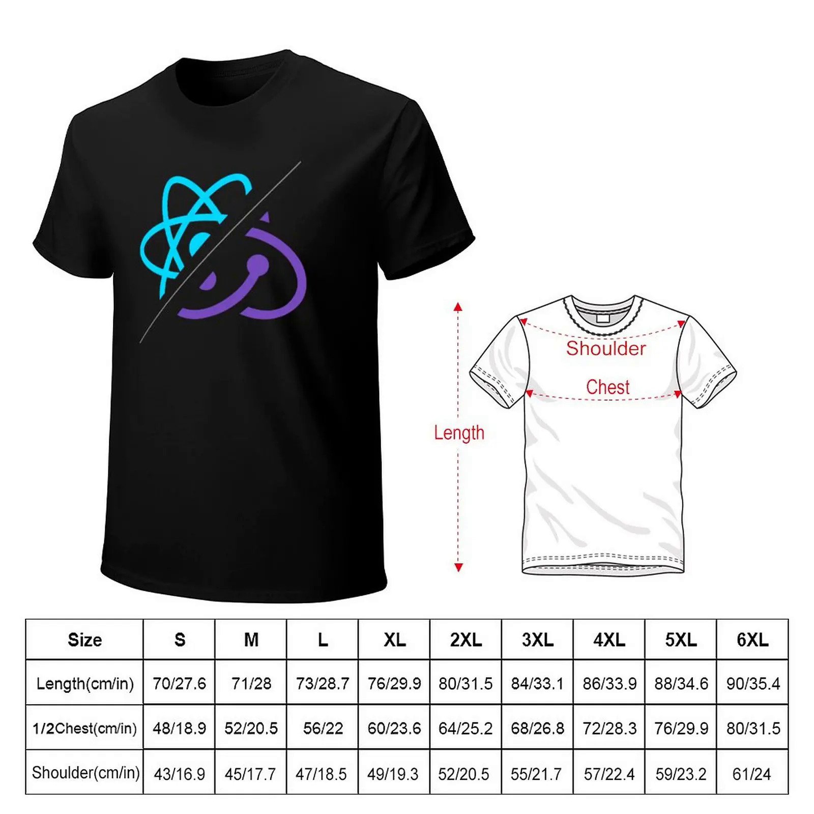React Redux Javascript T-shirt graphic t shirts oversized t shirts men's champion t shirts. 