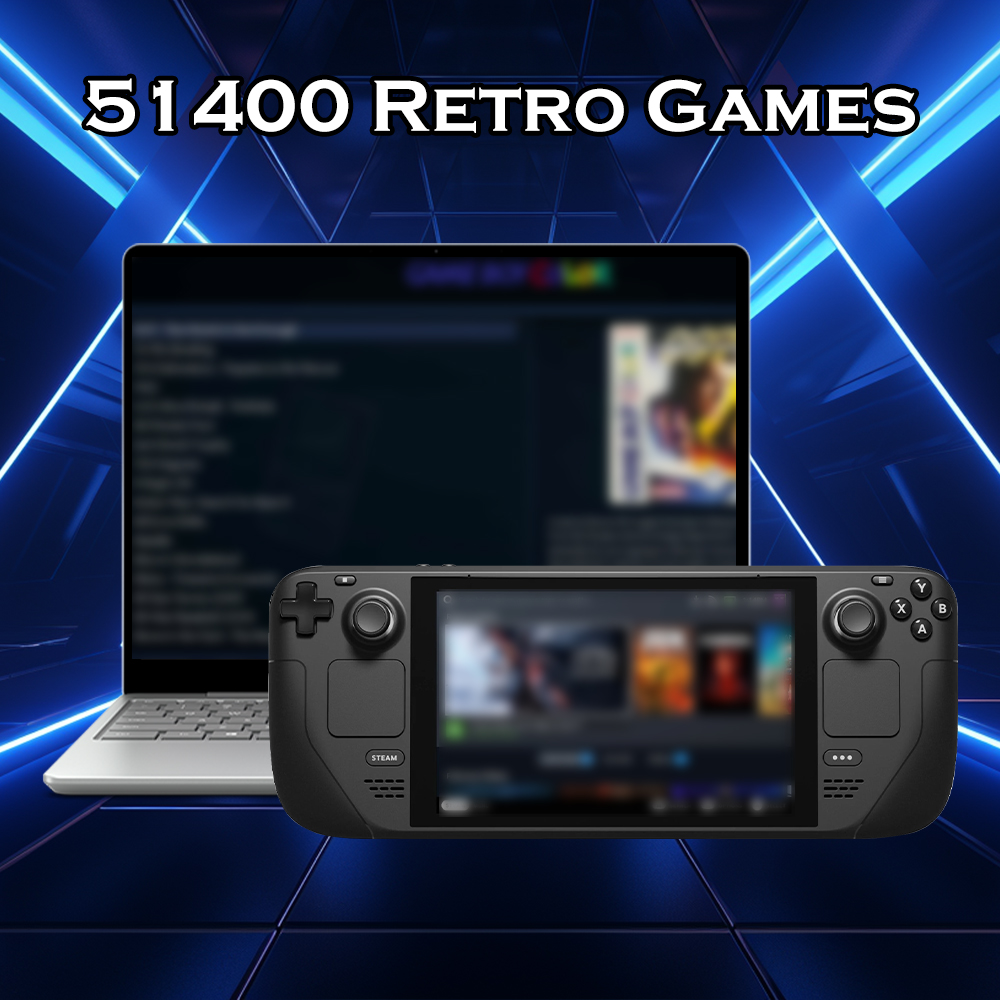 512G Gaming TF Card With 51400 Retro Games Batocera Memory Card For Steam Deck/PC/Laptop/Handheld Consoles For PS3/PS2/3DO/WII. 