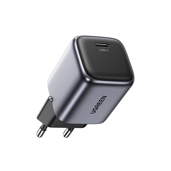 UGREEN CD318 (90664) NEXODE mini USB-C 20W GAN Fast Charger -  Nexode Mini 20W PD GaN Tech Charger - Fast charge for your Android/Tablet - Widely compatibility - Multi-protection. 