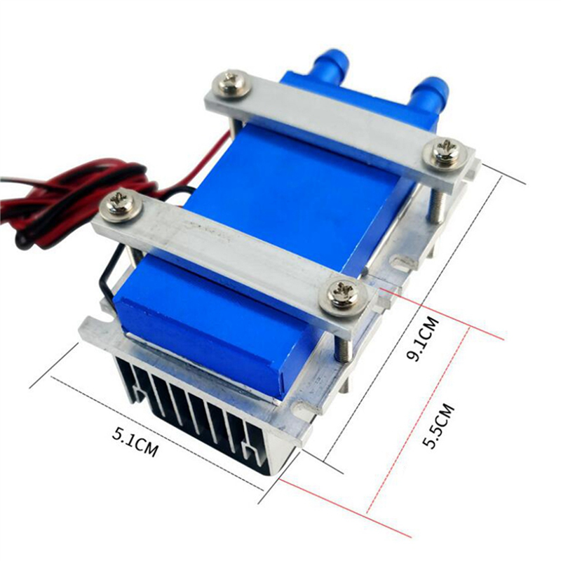 TWEXQNY 2X 144W Thermoelectric Peltier Refrigeration Cooler 12V Semiconductor Air Conditioner Cooling System DIY Kit
