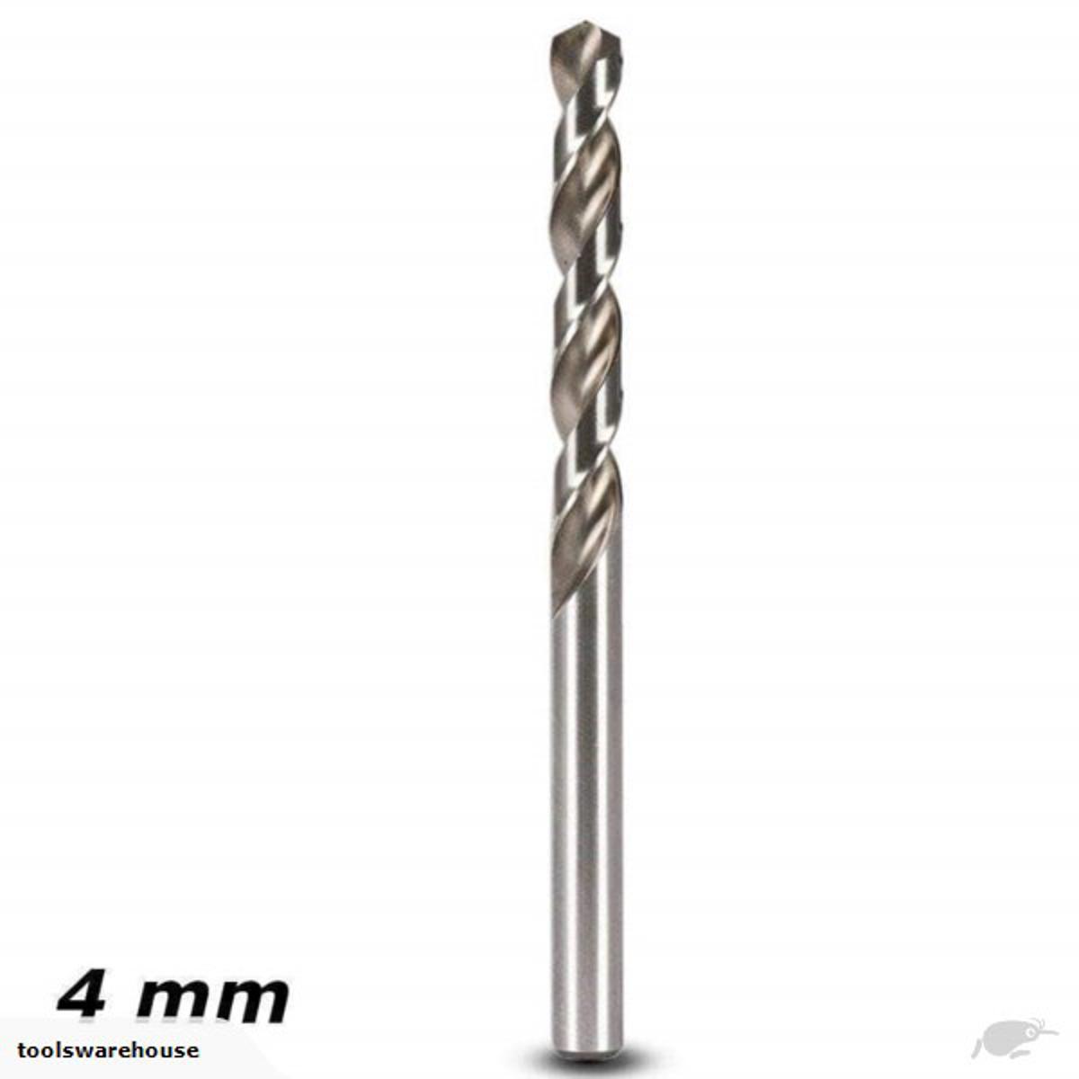 4mm Drills Bit 4mm HSS Twist Drill Bits 4mm High Speed Steel With 4mm Shank For Drill Machine Chuck
