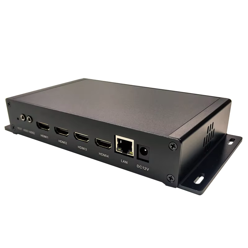 4 Channel HDMI IPTV Facebook Youtube Live Streaming H.264 Video HD  Encoder
