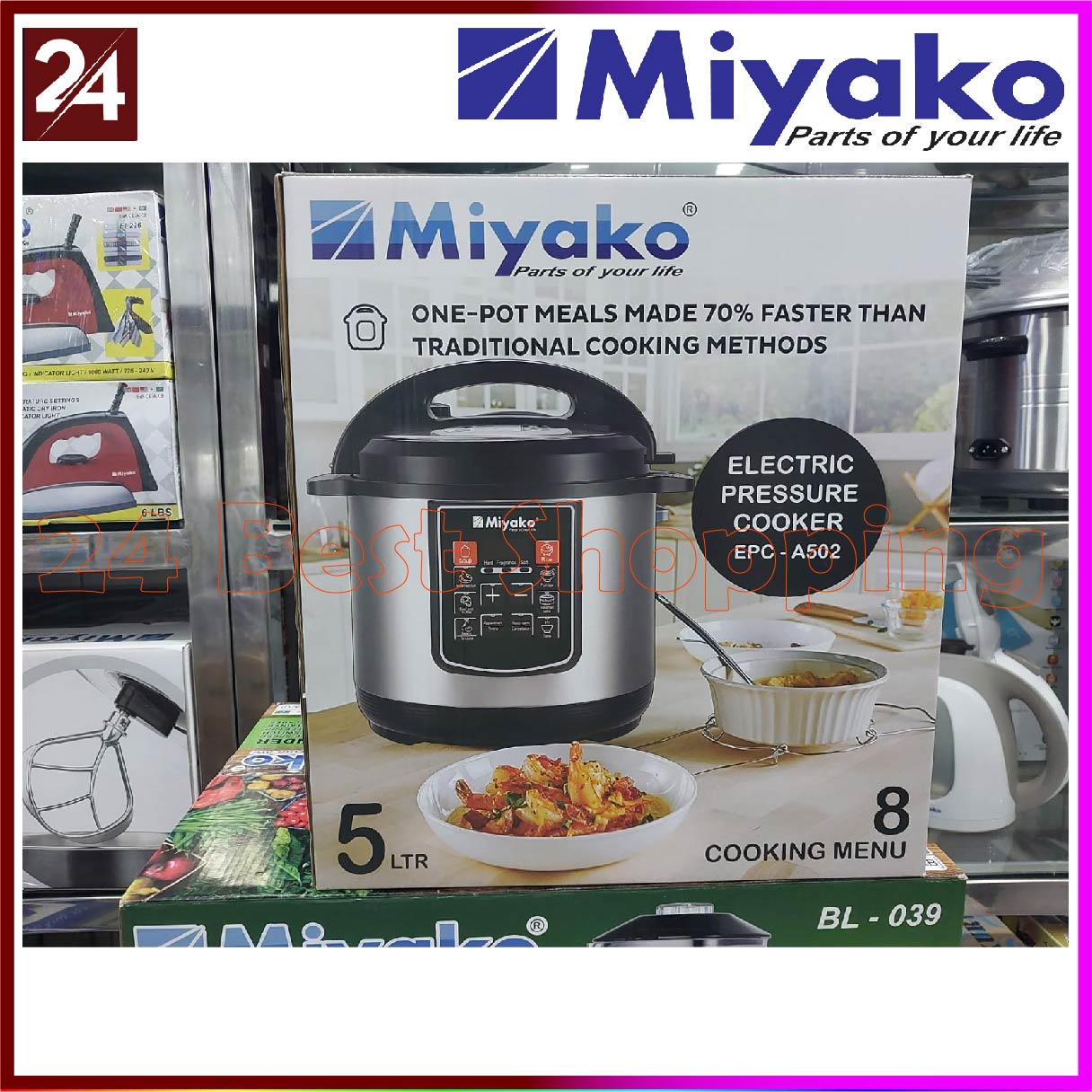 Noxxa Electric Multifunction Pressure Cooker Miyako Electric