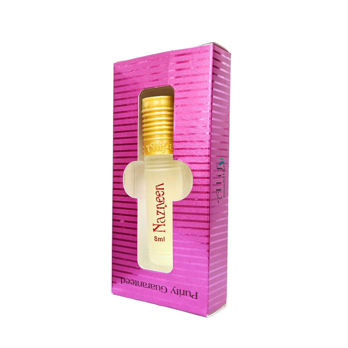 Alif Nazneen Attar Long Lasting Roll On Non Alcoholic Perfume (হালাল) - 8ml. 