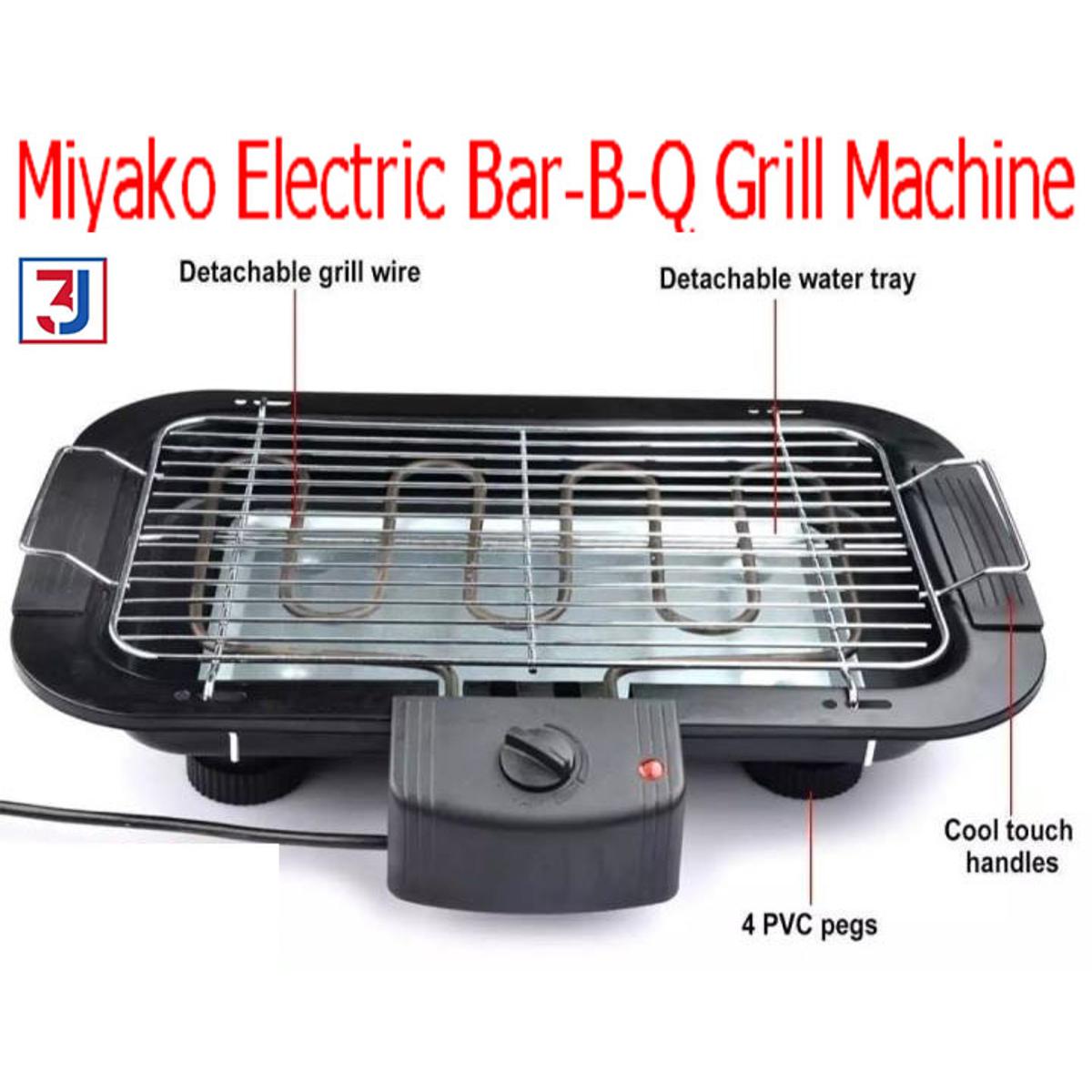 Miyako Electric Bar-B-Q Grill Machine Black BBQ) F-018 Daraz