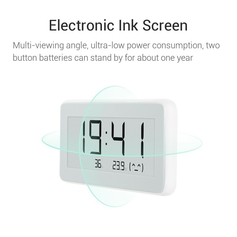 Xiaomi Mijia Bluetooth Temperature humidity Pro with clock  Wireless Smart Electric Digital Sensor with LCD Screen Smart Home. 