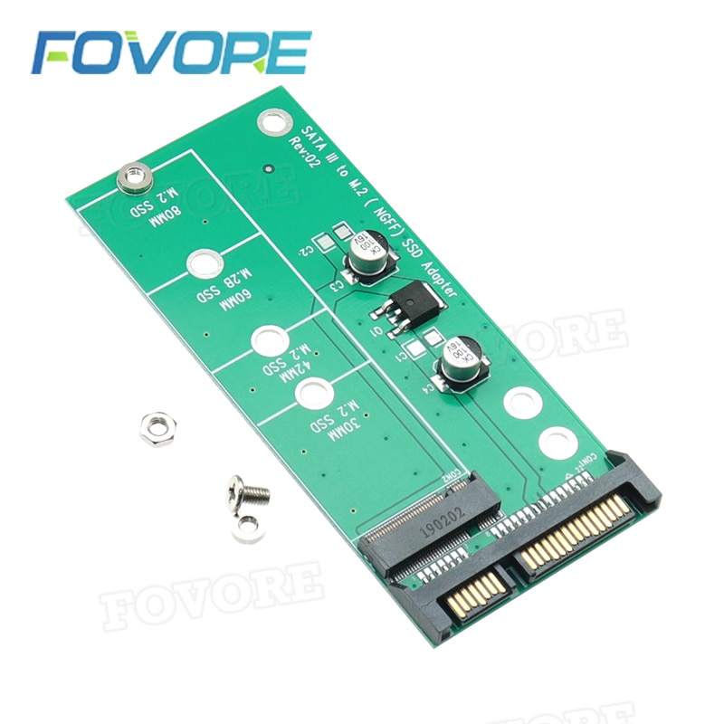 Add On Card for NGFF M2 Adapter Plug Play SATA3 Raiser M.2 B Key SSD Expansion Card 2 in1 Converter USB3.0 Sata III Cable. 
