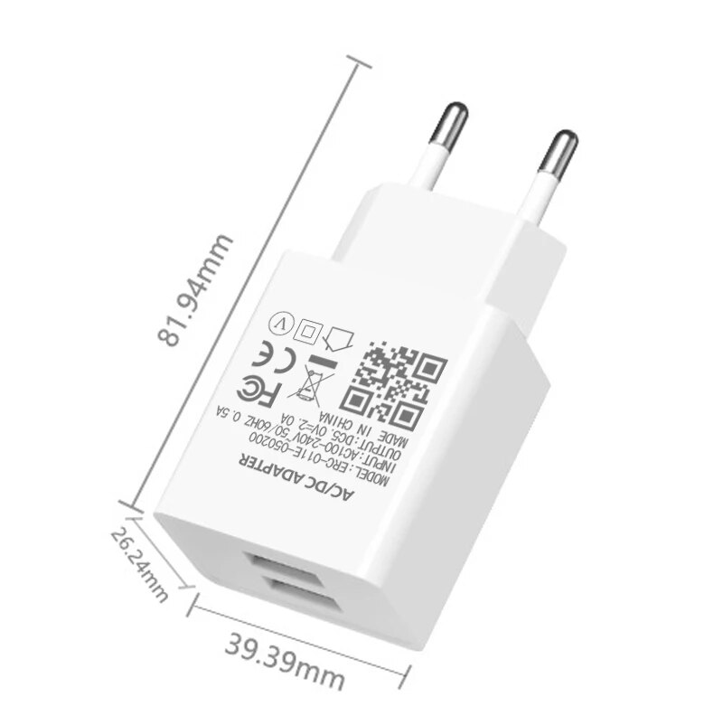 【YIYANGMAOYI111】5V 2A Mobile Phone USB Charger For Huawei Y5P Y7P P Smart 2020 2019 OPPO A1K A31 A7 A8 A9 USB Fast Charging Cable