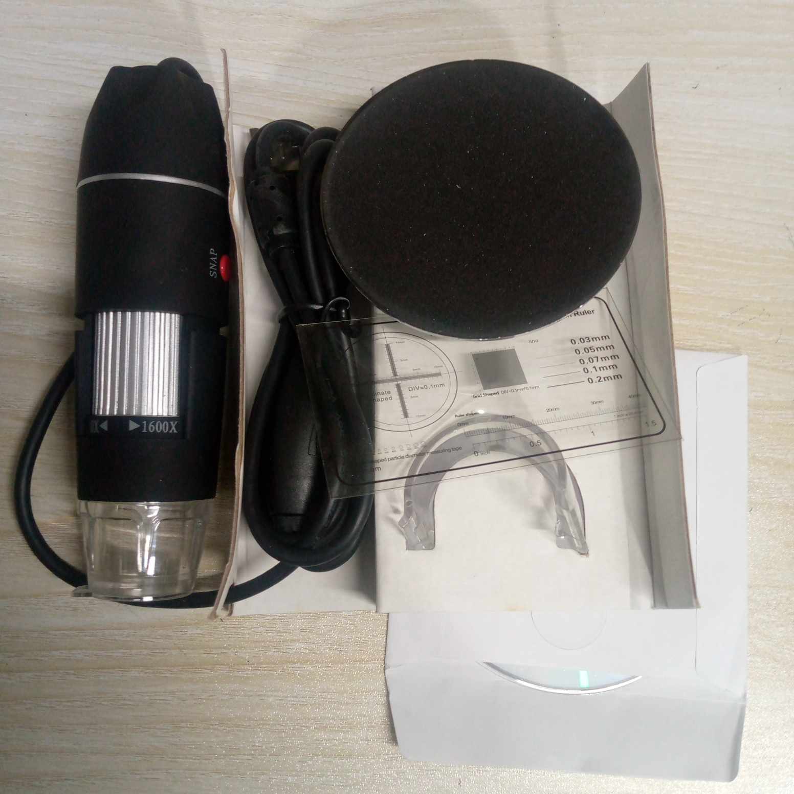 1600x Digital Microscope Endoscope 0x-1600x Adjustable USB Camera 2MP 8 LED Magnifier Electronics Magnification With Stand. 