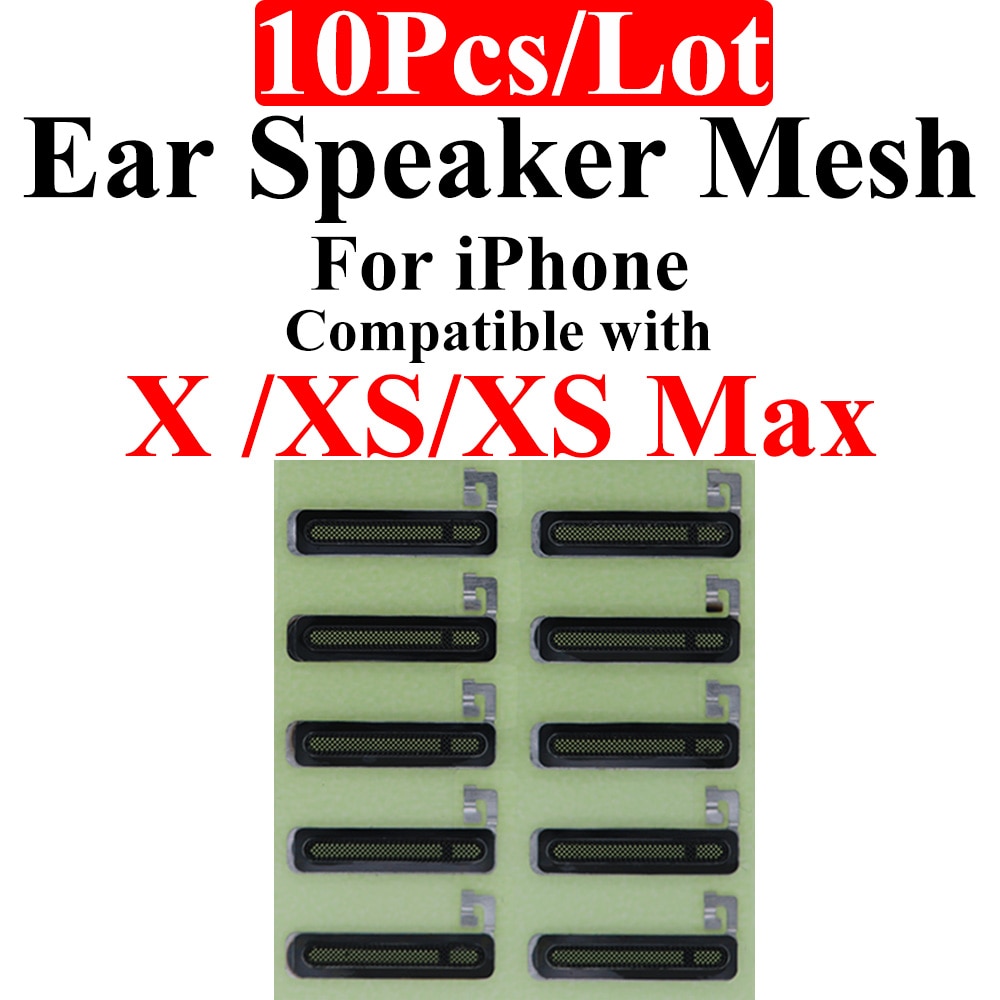 Earpiece Speaker Grill Mesh Dust Anti Mesh Phone Accessories Replacement for iPhone X XS XSM XR 11 13 Pro Max 14 Plus 12 Mini. 