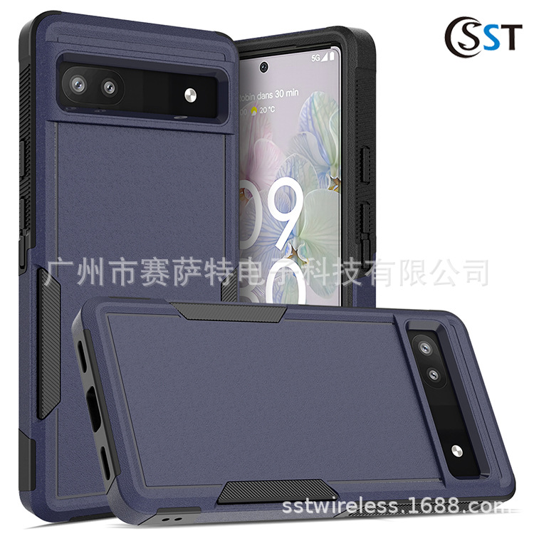 [autismaut] Applicable to Google Google pixel 6a Mobile Phone Protective Case Neutral Commuter Two-in-One pexel 7 pro. 
