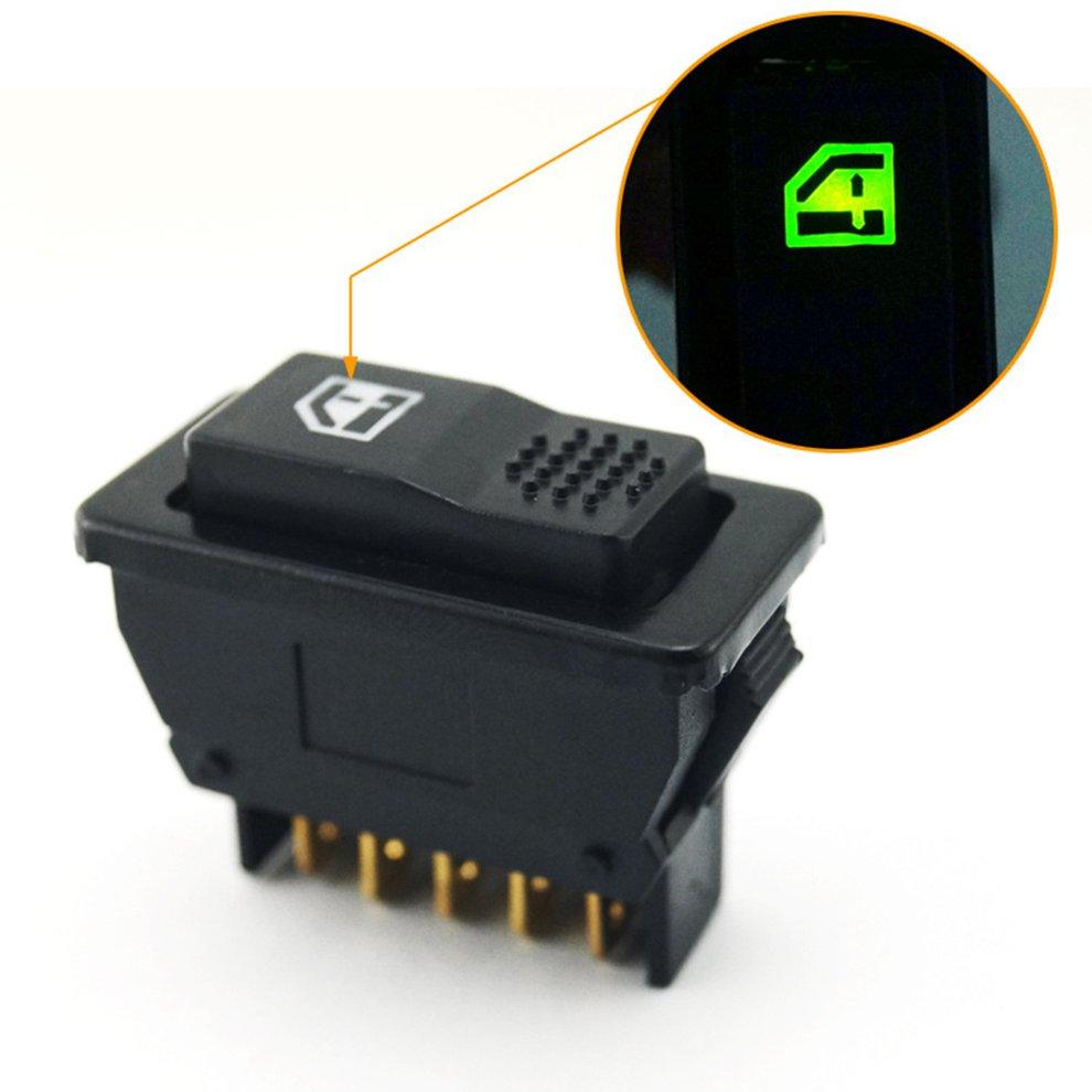 EF 12V 24V 5-pin Single Car Power Window Switch With Universal Car Accessories. 