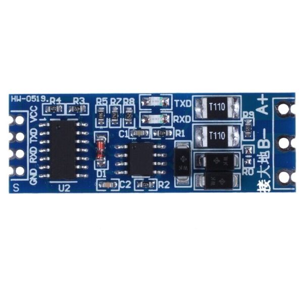 TTL To RS485 Adapter 485 Serial Port UART Level Converter Module 3.3V 5V Serial Port RS485 To TTL UART Level Converter. 