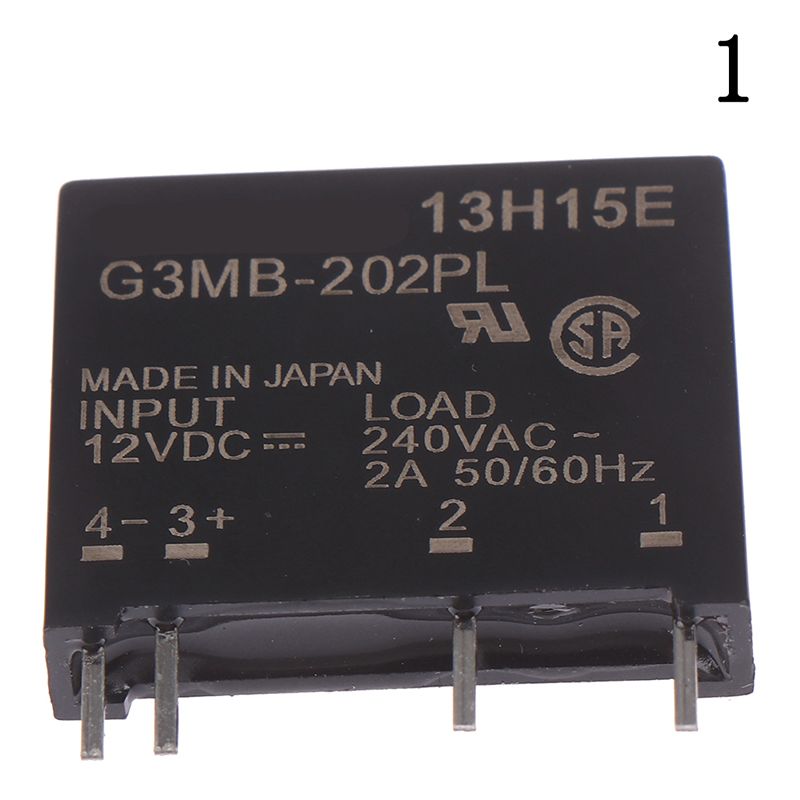 New 1/2PCS 12V/24V G3MB-202P DC-AC PCB SSR Solid State Relay Module. 