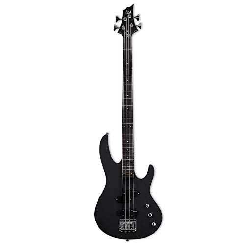 ESP LTD B-10 4-String Electric Bass Guitar- Black Satin