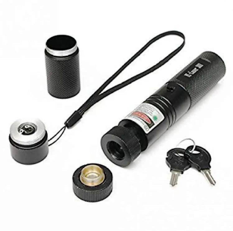 Super Powerful Laser 10 mile Green laser pointer light 532nm visible beam burning focus Green Laser Pointer Pen. 