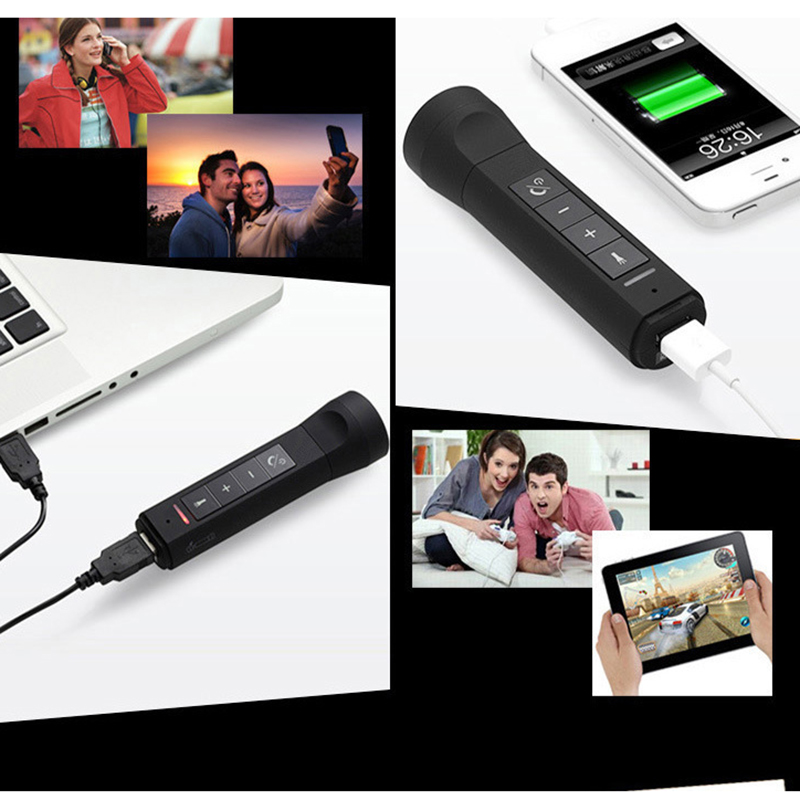 Portable Flashlight Speaker FM Radio Power Bank TF Card Play Bluetooth Music Player LED Torch With Holder 1200mAh Battery. 